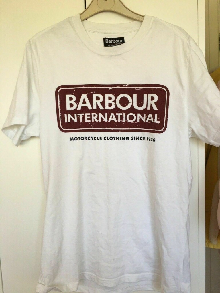 barbour mens t shirt sale